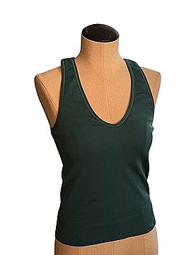 Athleta Aurora Seamless Crop Rib Tank Sleeveless Top (view 1)