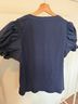 Bailey 44 Blue Short Sleeve Blouse Size XL - photo 4