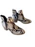 Dr. Scholl's Snake Print Multi Color Ankle Boots Size 8 - photo 2