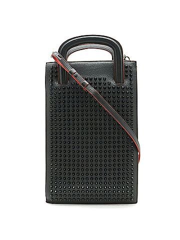 Christian Louboutin Christian Louboutin TRIC TRAC Small Handbag 3-Way Shoulder Bag Black Red 1165005 (view 2)