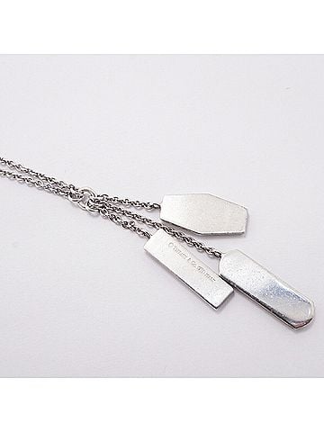 Tiffany & Co. Tiffany &amp; Co. 1837 Element Triple Tag Necklace, Sterling Silver 925, Women's (view 2)