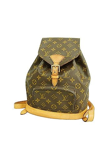 Louis Vuitton Louis Vuitton Monogram Montsouris MM Backpack (M51136) Brown - Women's (view 1)