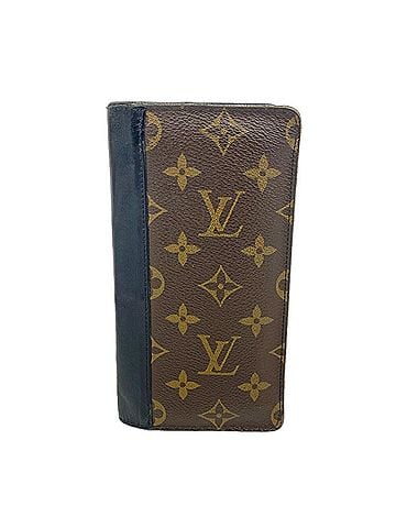 Louis Vuitton Louis Vuitton Monogram Macassar Portefeuille Tanon Long Wallet M93800 Brown Black Men's (view 1)