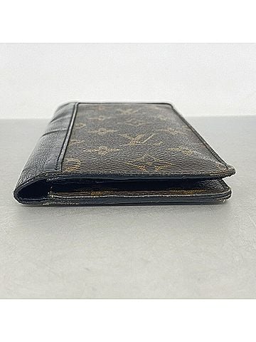 Louis Vuitton Louis Vuitton Monogram Macassar Portefeuille Tanon Long Wallet M93800 Brown Black Men's (view 2)