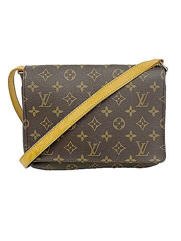 Louis Vuitton Louis Vuitton Monogram Musette Tango Long Strap Shoulder Bag M51388 Brown Women's (view 1)