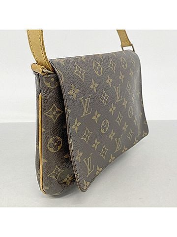 Louis Vuitton Louis Vuitton Monogram Musette Tango Long Strap Shoulder Bag M51388 Brown Women's (view 2)