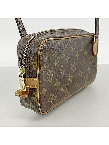 Louis Vuitton Louis Vuitton Monogram Pochette Marly Bandoulière Shoulder Bag M51828 Brown Women's (view 2)