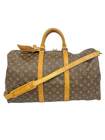 Louis Vuitton Louis Vuitton Bags - Boston Monogram Keepall Bandoulière 50 M41416 Brown Men's &amp; Women's (view 1)