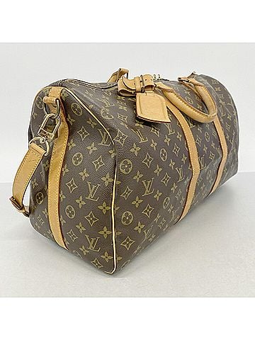 Louis Vuitton Louis Vuitton Bags - Boston Monogram Keepall Bandoulière 50 M41416 Brown Men's &amp; Women's (view 2)