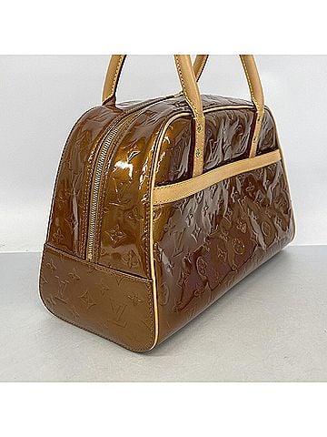 Louis Vuitton Louis Vuitton Vernis Tompkins Square Handbag M91103 Bronze Women's (view 2)