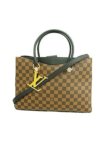 Louis Vuitton Louis Vuitton Damier LV Riverside Tote Bag N40050 Ebene Noir 2-way bag for women (view 1)