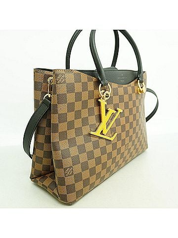 Louis Vuitton Louis Vuitton Damier LV Riverside Tote Bag N40050 Ebene Noir 2-way bag for women (view 2)