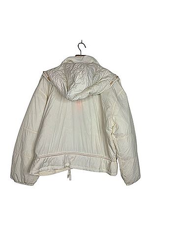 Free People Quilted Hooded Lightweight Snap Button Zip Up Jacket Jacket (view 2)