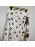 Vince. Tropical Garden Flower Palm Tree Print Silk Skirt - photo 8