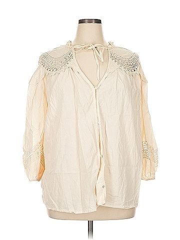 MNG Mng 3/4 Sleeve Blouse (view 1)