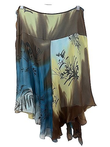 BCBGMAXAZRIA Silk Skirt (view 2)