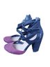 Faryl Robin Black Burgundy Heels Size 8 - photo 2