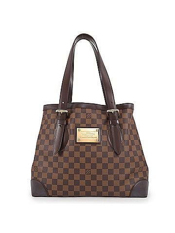 Louis Vuitton Louis Vuitton Damier Ebene Hampstead MM Shoulder Bag N51204 LOUIS VUITTON Tote Handbag (view 1)