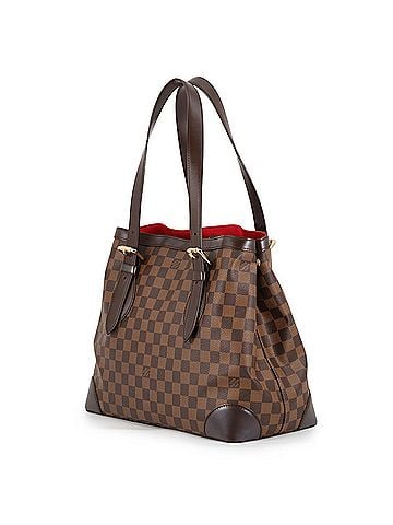 Louis Vuitton Louis Vuitton Damier Ebene Hampstead MM Shoulder Bag N51204 LOUIS VUITTON Tote Handbag (view 2)