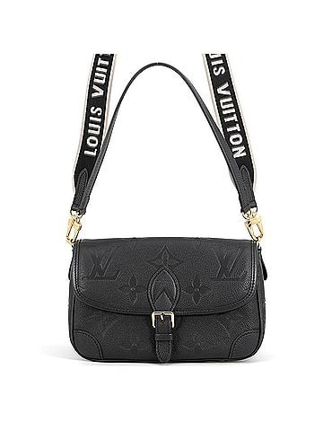 Louis Vuitton Louis Vuitton shoulder bag, Monogram Empreinte, Diane M46386, LOUIS VUITTON, 2-way, black; handbag, Monogram, VUITTON (view 1)