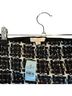 Ann Taylor LOFT 90% Polyester 9% Metallic Fiber 1% Other 100% Polyester Checkered-gingham Black White Multi Color Formal Skirt Size 4 - photo 2