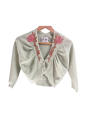 Chelsea Flower Wool Cardigan (view 1)