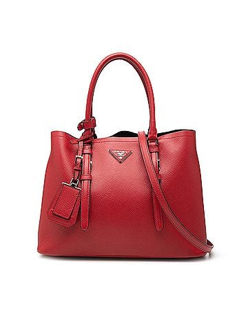 Prada Medium Saffiano Cuir Double Handle Satchel (view 1)