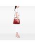 Prada 100% Leather Red Medium Saffiano Cuir Double Handle Satchel One size - photo 2