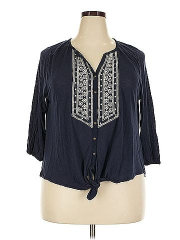 Lucky Brand Lucky Brand 3/4 Sleeve Blouse (view 1)