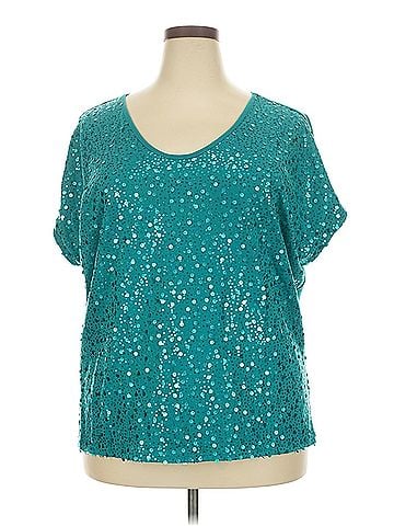 Lane Bryant Lane Bryant Short Sleeve Top (view 1)