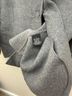 Carole Little 100% Wool Gray Coat Size L - photo 5