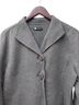 Carole Little 100% Wool Gray Coat Size L - photo 2
