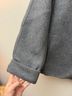 Carole Little 100% Wool Gray Coat Size L - photo 3