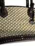 Brighton Straw Leather Basket Tote Bag Tote - photo 6