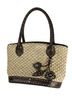 Brighton Straw Leather Basket Tote Bag Tote - photo 1
