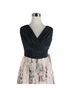 Roaman's 95% Polyester 5% Spandex 100% Polyester 100% Polyester Floral Black Pink Cocktail Dress Size 14 - photo 5