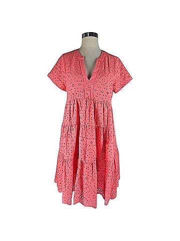 Maeve eyelet tiered empire waist baby doll style dress Casual Dress (view 1)
