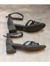 Eileen Fisher 100% Leather Gray Heels Size 5 1/2 - photo 5