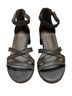 Eileen Fisher 100% Leather Gray Heels Size 5 1/2 - photo 1