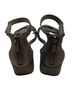 Eileen Fisher 100% Leather Gray Heels Size 5 1/2 - photo 2