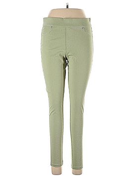 Simply Vera Vera Wang Olive Green Skinny Jeans Jeggings (view 1)