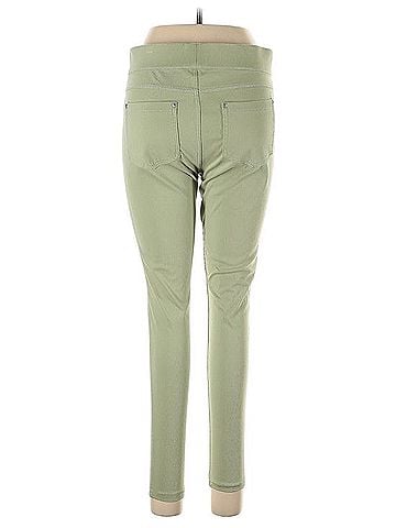 Simply Vera Vera Wang Olive Green Skinny Jeans Jeggings (view 2)