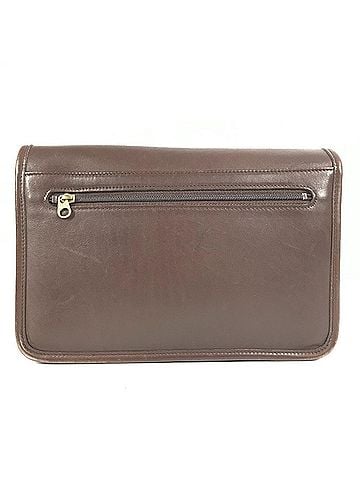 Coach COACH 9832 Old Coach Logo Bag with Strap, Flap Clutch Bag, Second Leather, Men's/Women's, Brown (view 2)