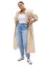 Gap x LoveShackFancy 100% Cotton Solid Tan Trenchcoat Size M - photo 2