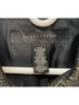 Apostrophe Graphic Black Gold Blazer Size M - photo 3