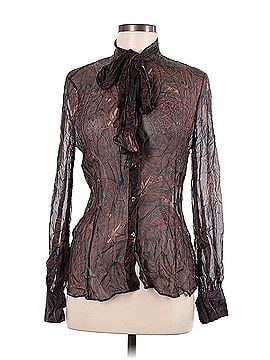 Lafayette 148 New York Lafayette 148 New York Long Sleeve Silk Top (view 1)