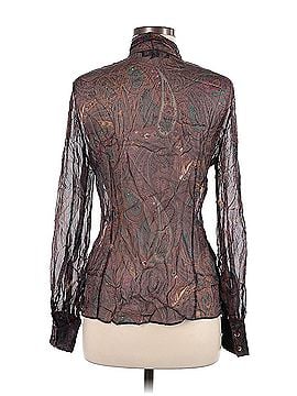 Lafayette 148 New York Lafayette 148 New York Long Sleeve Silk Top (view 2)