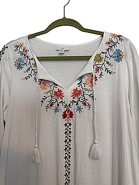 J.Jill Bohemian 3/4 Sleeve Top (view 1)