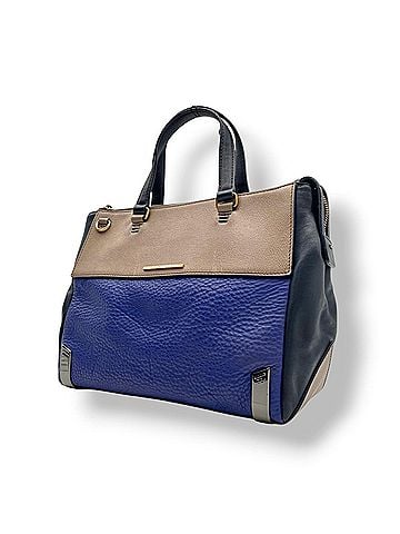 Marc by Marc Jacobs Marc by Marc Jacobs MARC BY JACOBS Sheltered Island Handbag Tote Bag Leather Blue Beige Bicolor Women's S86 (view 1)
