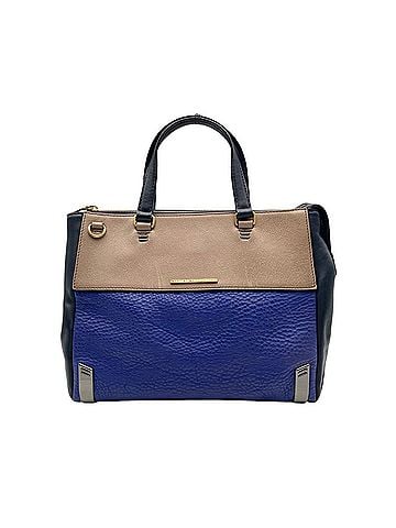 Marc by Marc Jacobs Marc by Marc Jacobs MARC BY JACOBS Sheltered Island Handbag Tote Bag Leather Blue Beige Bicolor Women's S86 (view 2)